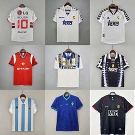 Real Madrid jersey Carlos Raul team retro football jersey-1941