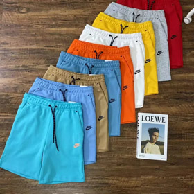 Nike Air reflective drawstring air layer cotton shorts-2889